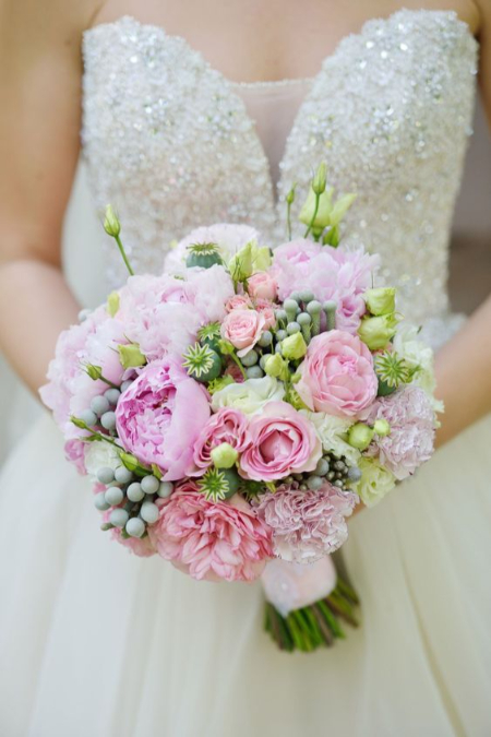  دسته گل عروسی زیبای شیک